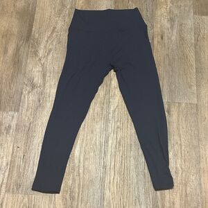 Navy Blue High-Waisted Leggings
